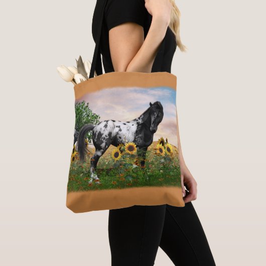 Appaloosa Pferd Tasche, Farbe anpassen Tasche (Von Nahem)