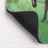 Appaloosa-Pferd und Fohlen Mousepad (Ecke)