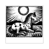 Appaloosa Pferde Gummistempel (Prägung)