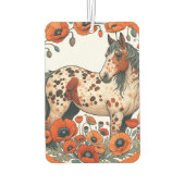 Appaloosa Pferde Mohn Appy Pferde Autolufterfrischer (Rückseite)