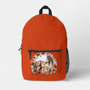 Appaloosa Pferde Mohn Appy Pferde Bedruckter Rucksack