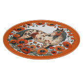 Appaloosa Pferde Mohn Appy Pferde Schneidebrett (Ecke)