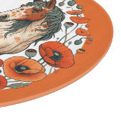 Appaloosa Pferde Mohn Appy Pferde Schneidebrett (Ecke)
