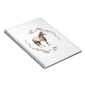 Appaloosa-Pferde-Notizbuch Notizblock (Rechte Seite)
