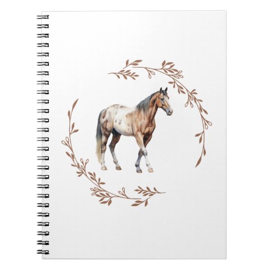Appaloosa-Pferde-Notizbuch Notizblock (Vorderseite)
