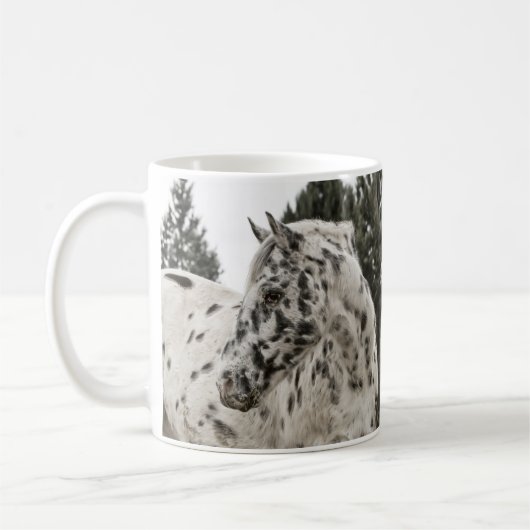 Appaloosa Pferde-Tasse Kaffeetasse (Links)