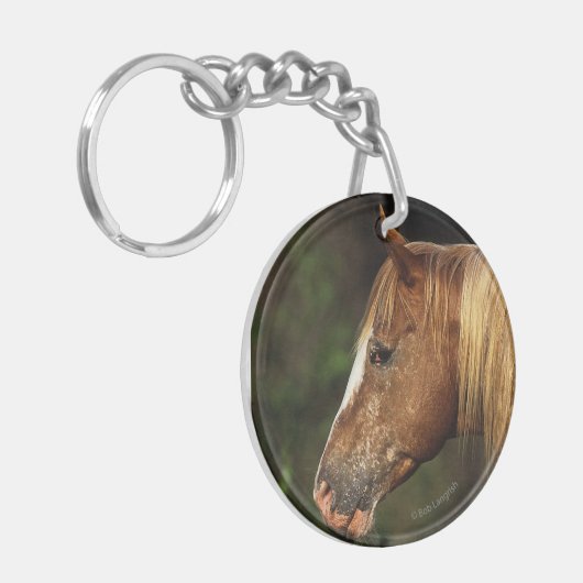 Appaloosa-PferdeHeadshot 1 Schlüsselanhänger (Vorderseite links)