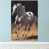 Appaloosa Pferdeölfarbe Leinwanddruck (Insitu (Holzboden))