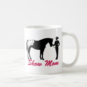Appaloosa-Pferdeshow-Mama Kaffeetasse