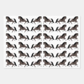 Appaloosa Ponies Wrapping Paper Sheets Geschenkpapier Set (Vorderseite)