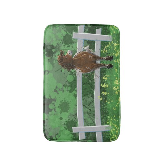 Appaloosa Pony Badematte (Vorderseite Vertikal)