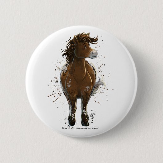 Appaloosa Pony Button (Vorderseite)