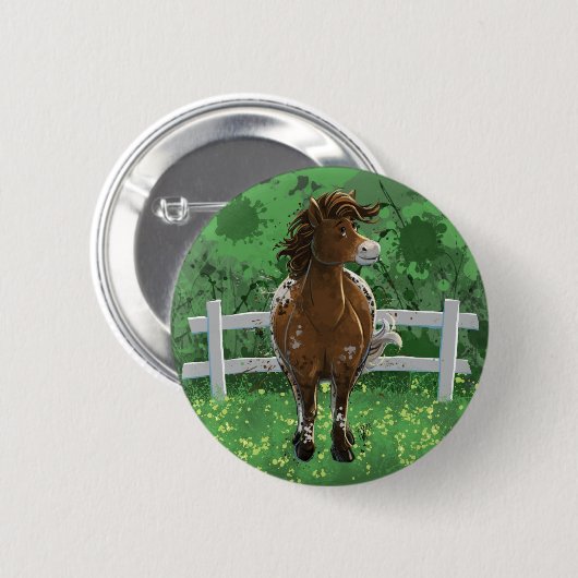 Appaloosa Pony Button (Vorne & Hinten)