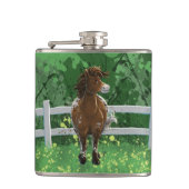 Appaloosa Pony Flachmann (Vorderseite)