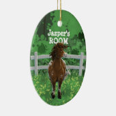 Appaloosa Pony Keramik Ornament (Rechts)