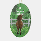 Appaloosa Pony Keramik Ornament (Links)