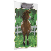 Appaloosa Pony Klemmbrett (Rechts)