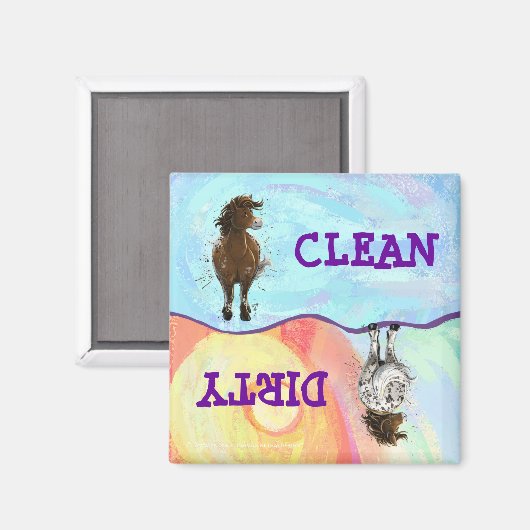 Appaloosa Pony Magnet (Vorderseite/Rückseite)