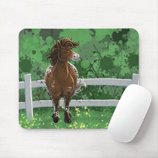 Appaloosa Pony Mousepad (Mit Mouse)