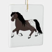 Appaloosa Pony Ornament (Rechts)
