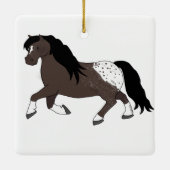 Appaloosa Pony Ornament (Rückseite)