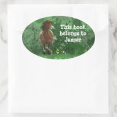 Appaloosa Pony Ovaler Aufkleber (Tasche)