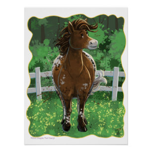 Appaloosa Pony Poster