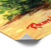 Appaloosa Profil Pferd Portrait Poster (Ecke)