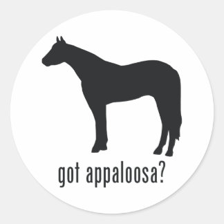 Appaloosa Runder Aufkleber