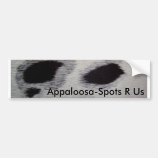 Appaloosa-Stellen R wir Autoaufkleber