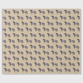 Appaloosa Stute | Westernpferd | laufend - Geschenkpapier (Flach)
