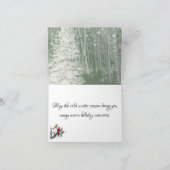 Appaloosa und Kardinal Feiertagskarte (Innenseite)