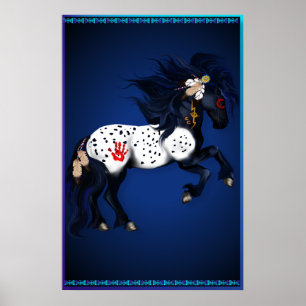 Appaloosa War Pony großen Poster