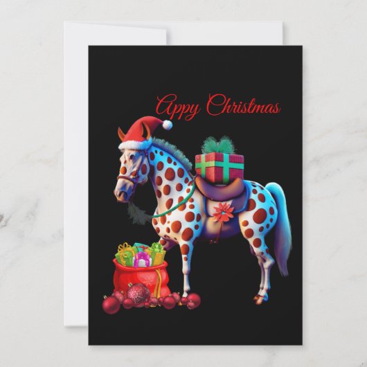 Appaloosa Weihnachten (Vorderseite)