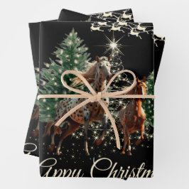 Appaloosa Weihnachten Geschenkpapier Set