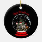Appaloosa Weihnachten Keramik Ornament (Hinten)