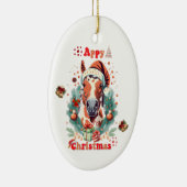 Appaloosa Weihnachten Keramik Ornament (Rechts)