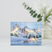 APPALOSA HORSE TIPI CAMP by SHARON SHARPE Postkarte (Stehend Vorderseite)