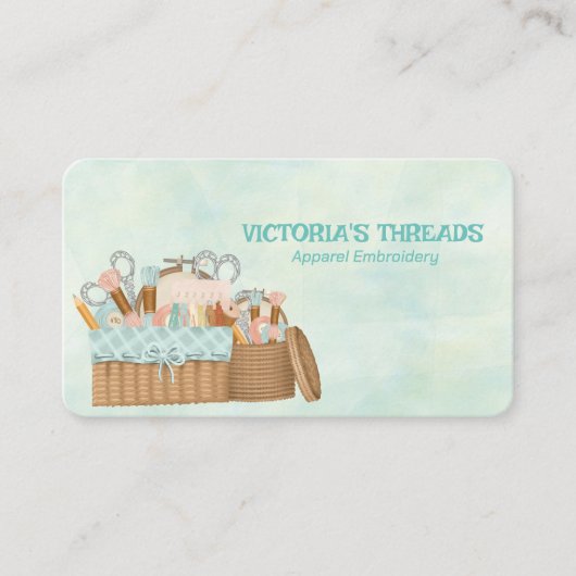 Apparel Embroidery Visitenkarte (Vorderseite)