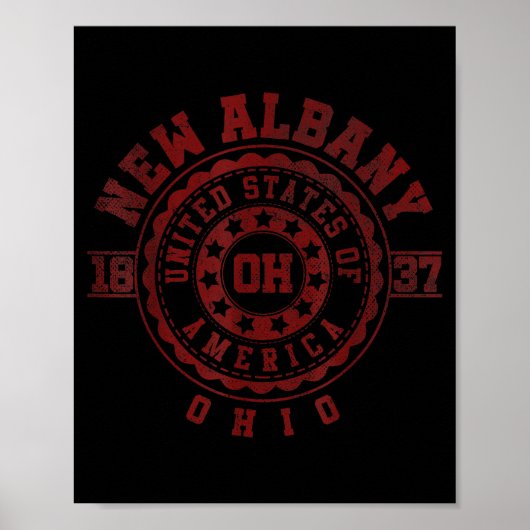Apparel New Albany & Souvenirs - Ohio _ Vintag Poster (Vorne)