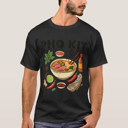 Apparel Pho Kit - Asian Vietnamese Noodle Soup Rec T-Shirt (Vorderseite)