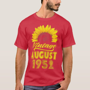 Apparel Sonnenblume Vintager August 1952 70 Bi T-Shirt
