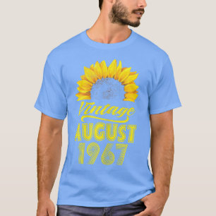 Apparel Sonnenblume Vintager August 1967 55 Bi T-Shirt