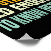 Apparently I Am Still Not Old Enough To Know Bette Poster (Ecke)