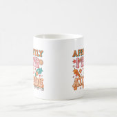 Apparently I Have an Attitude Retro Groovy  Kaffeetasse (Mittel)