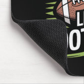 Apparently I Like Footbyll Soccer Obsessed Player  Mousepad (Ecke)