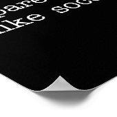 Apparently I Like Soccer Quote For Fun Everyday Ex Poster (Ecke)