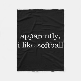 Apparently I Like Softll _1  Fleecedecke