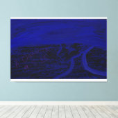 Apparition in the Sea Stretched Canvas Print Leinwanddruck (Insitu (Holzboden))