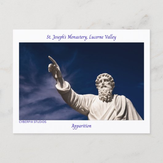„Apparition“ Lucerne Valley Postkarte (Vorderseite)
